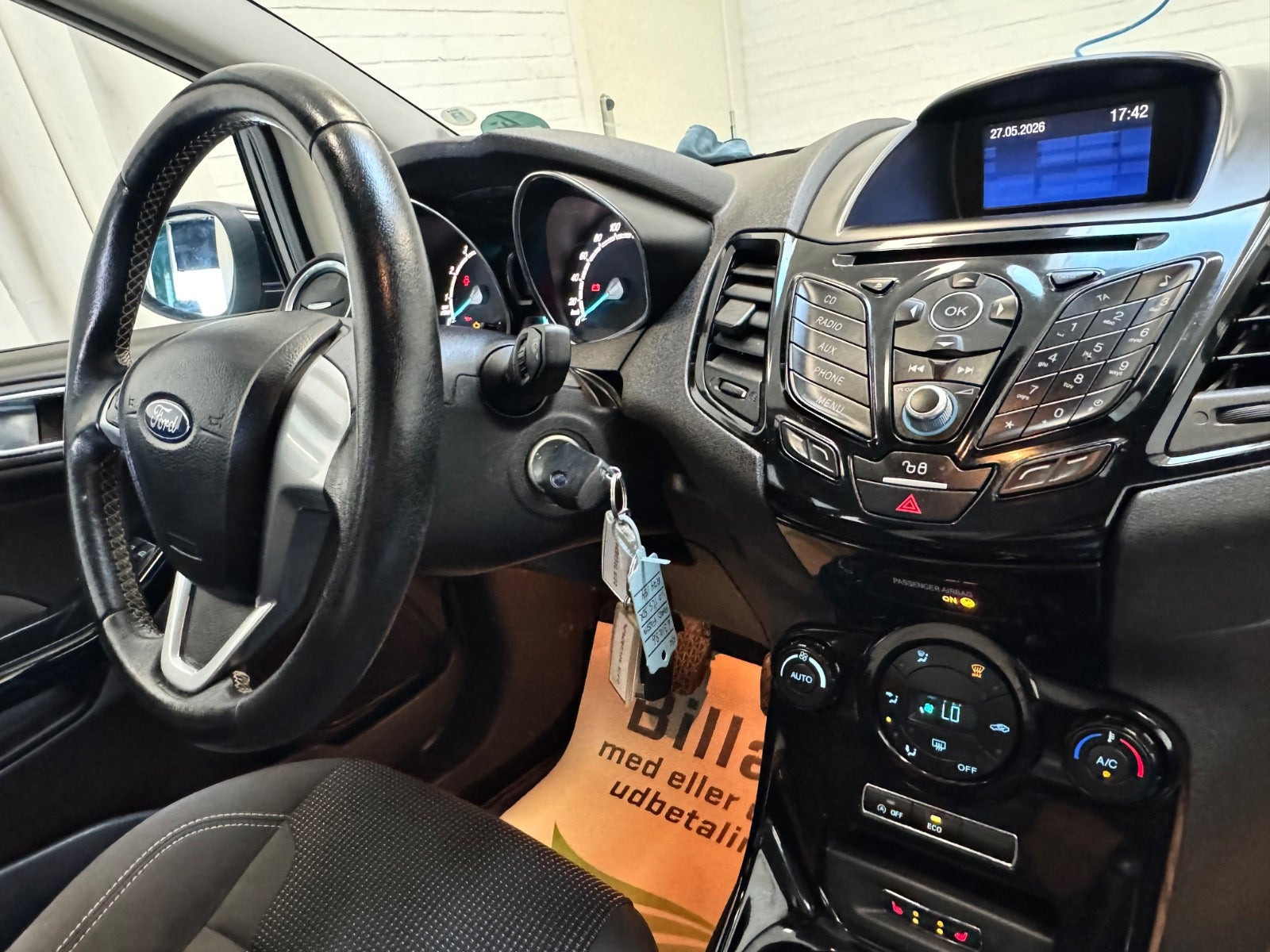 Sort Ford Fiesta fra 2015