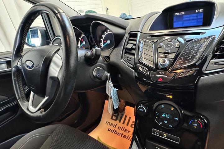 Sort Ford Fiesta fra 2015
