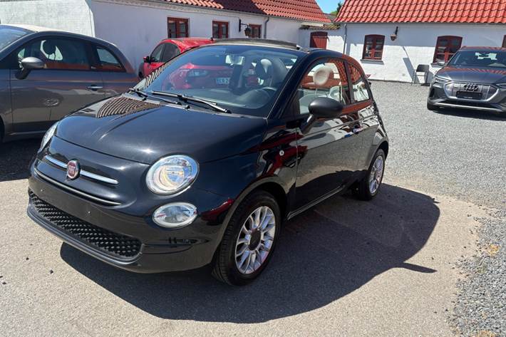 Sort Fiat 500C fra 2018