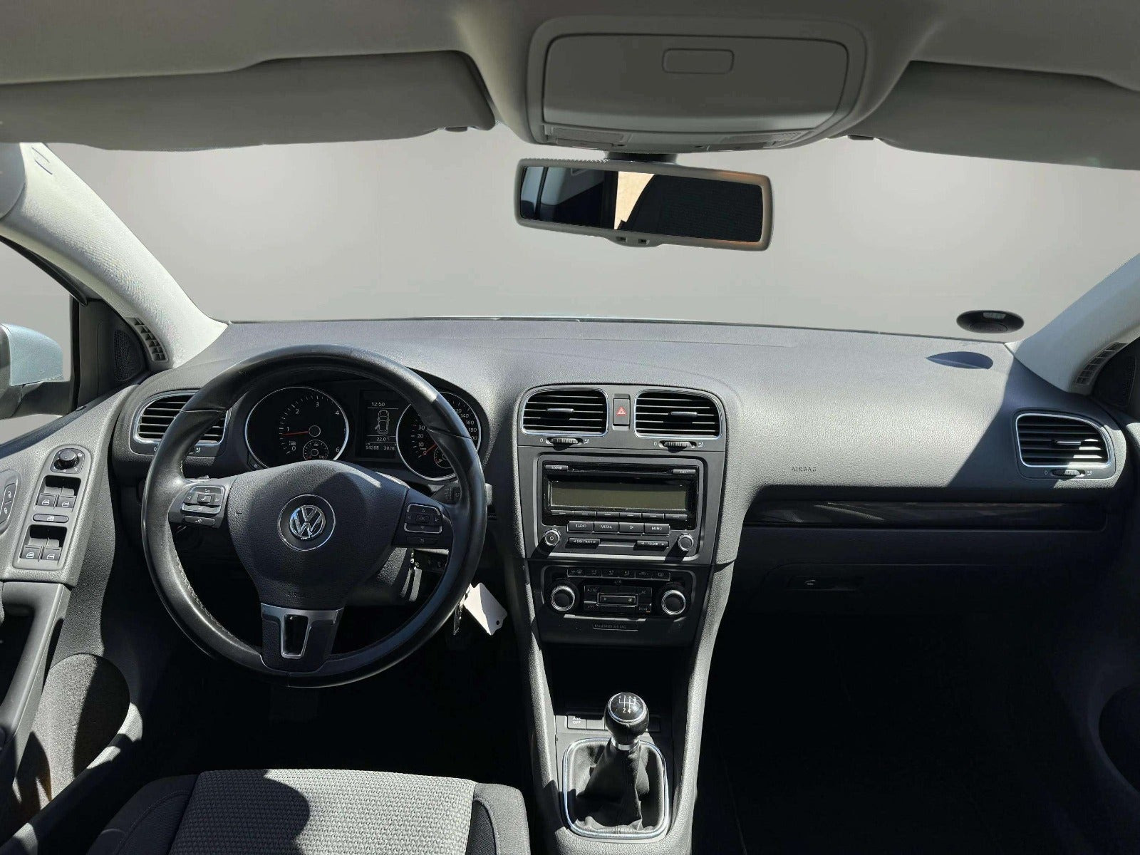 Sølv VW Golf VI fra 2010