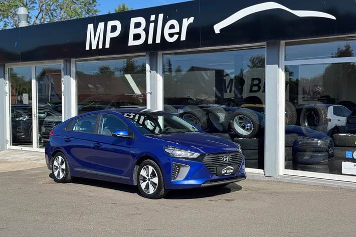 Blå Hyundai Ioniq fra 2019