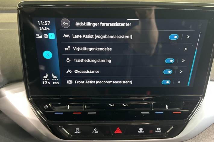 Blå VW ID.4 fra 2022