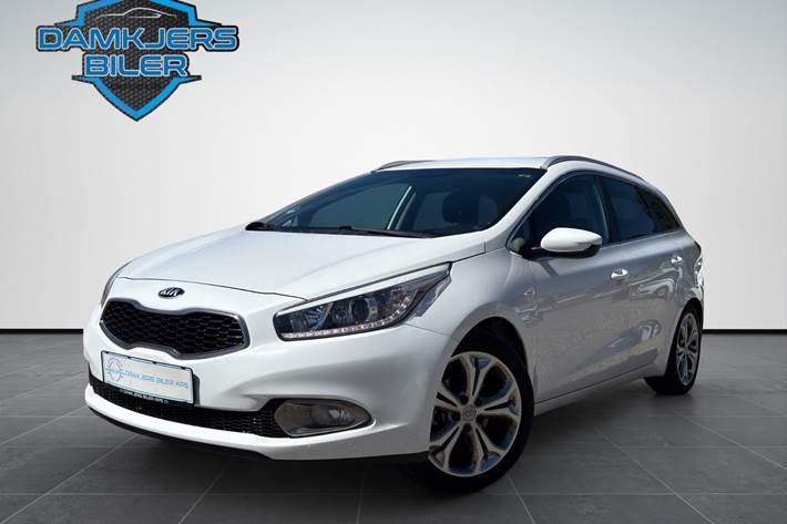 Hvid Kia Ceed fra 2015