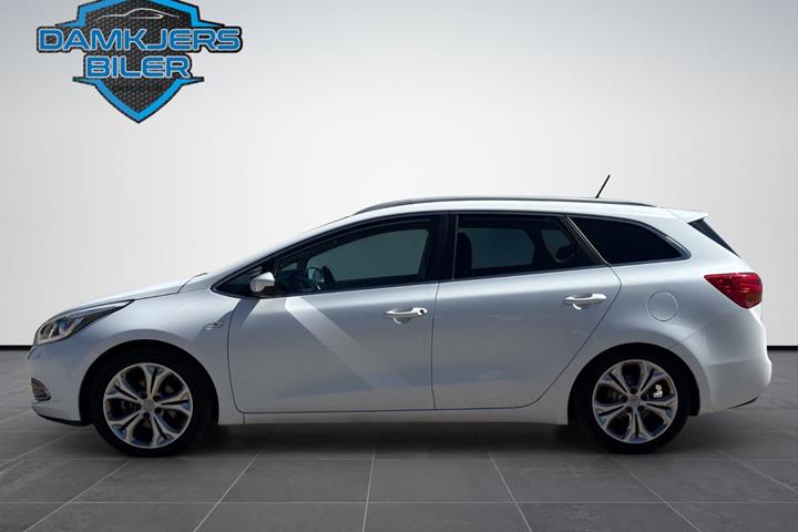 Hvid Kia Ceed fra 2015