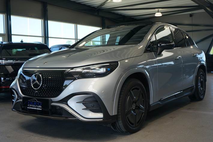 Sølv Mercedes EQE350 SUV fra 2025