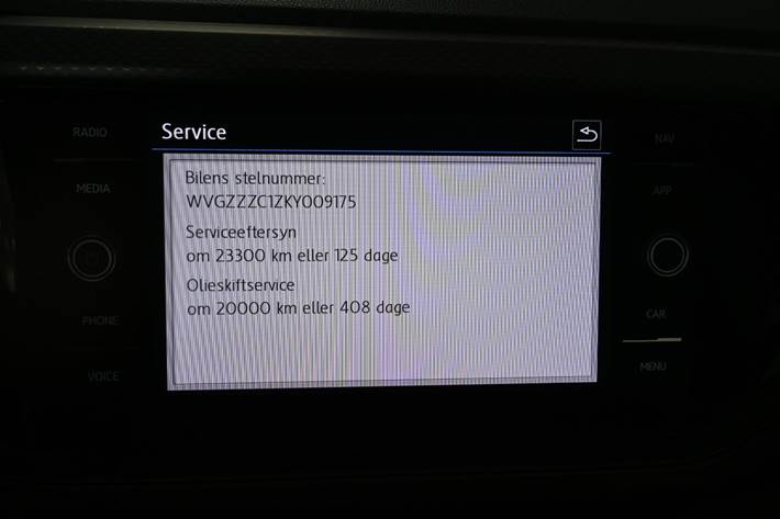 Hvid VW T-Cross fra 2019