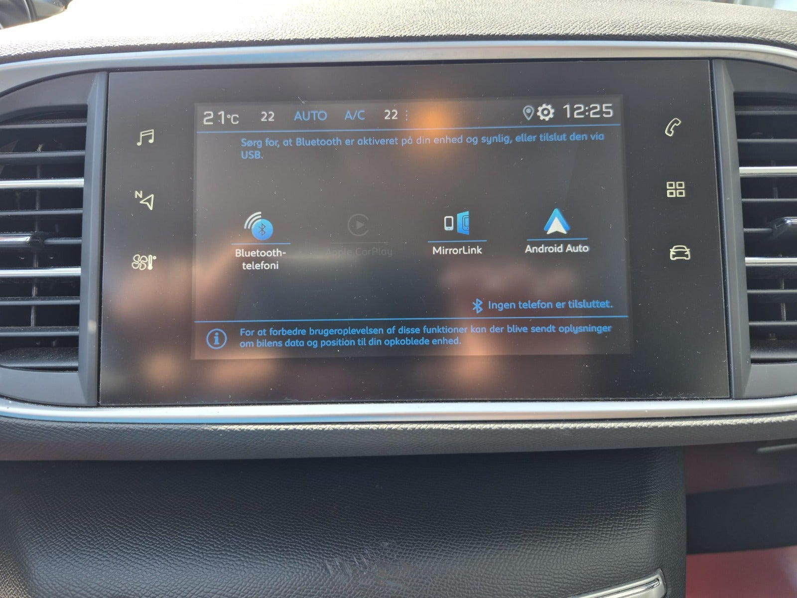 Sort Peugeot 308 fra 2020