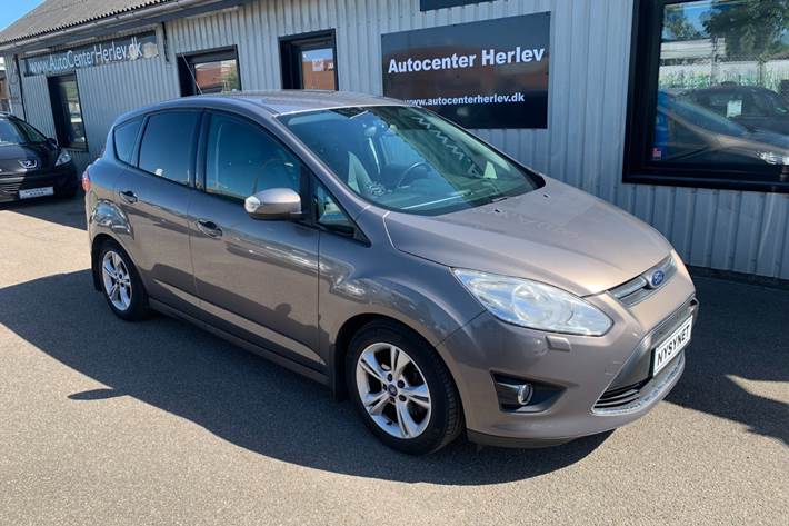 Orange Ford C-MAX fra 2012