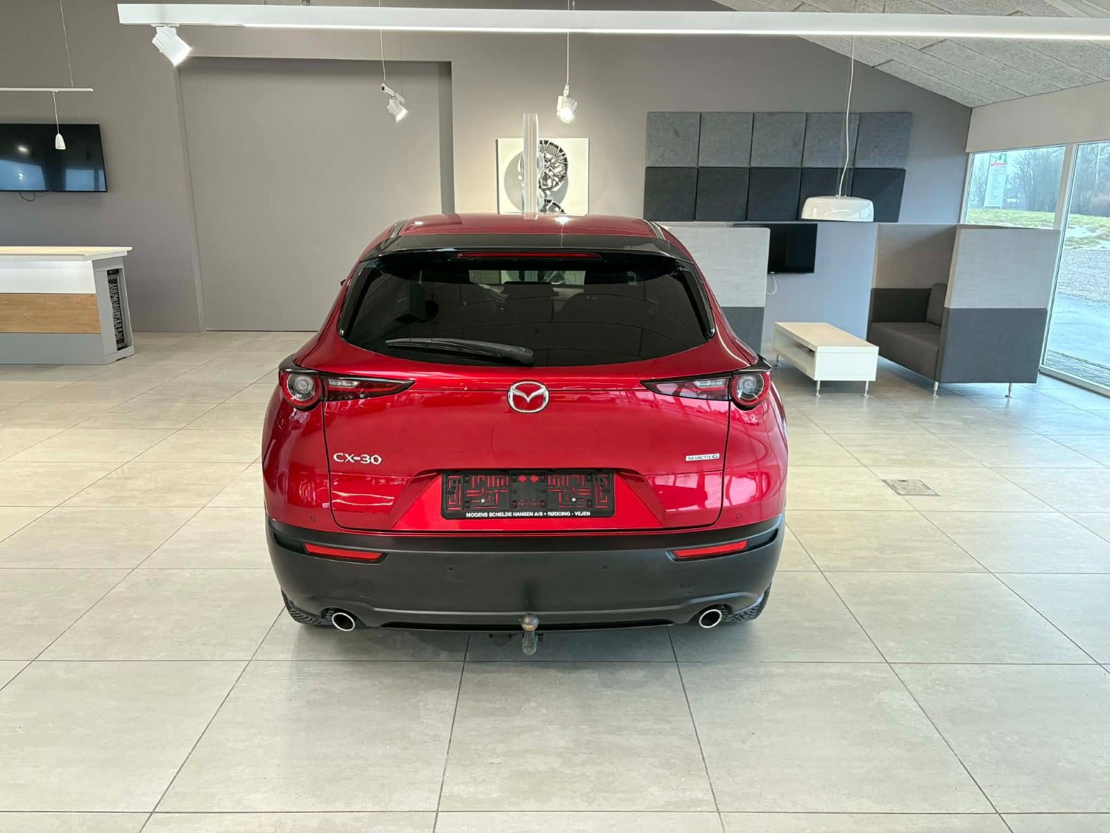 Rød Mazda CX-30 fra 2020
