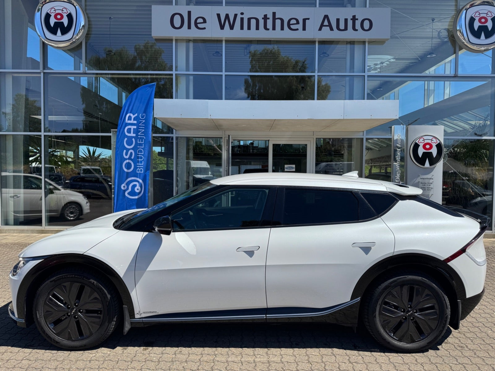 Hvid Kia EV6 fra 2023