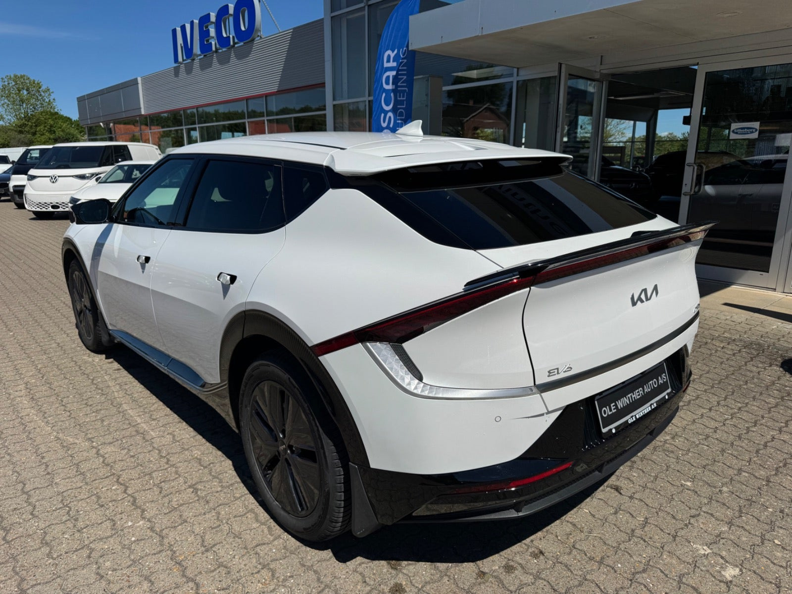 Hvid Kia EV6 fra 2023