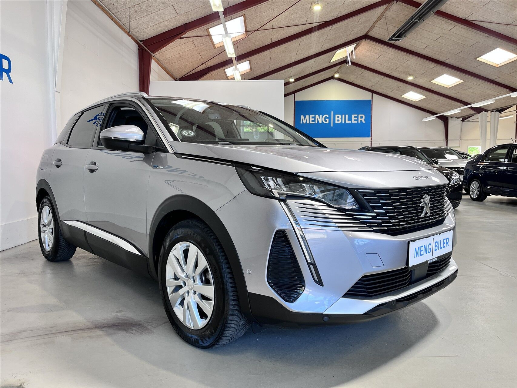 Grå Peugeot 3008 fra 2021