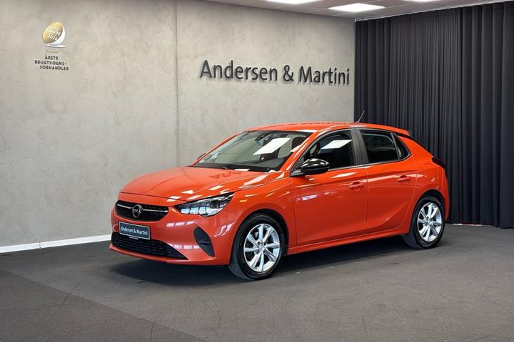 Orange Opel Corsa fra 2020