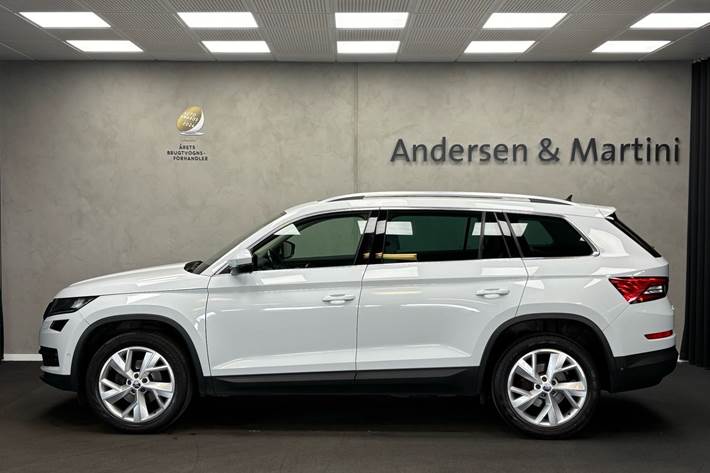 Hvid Skoda Kodiaq fra 2018