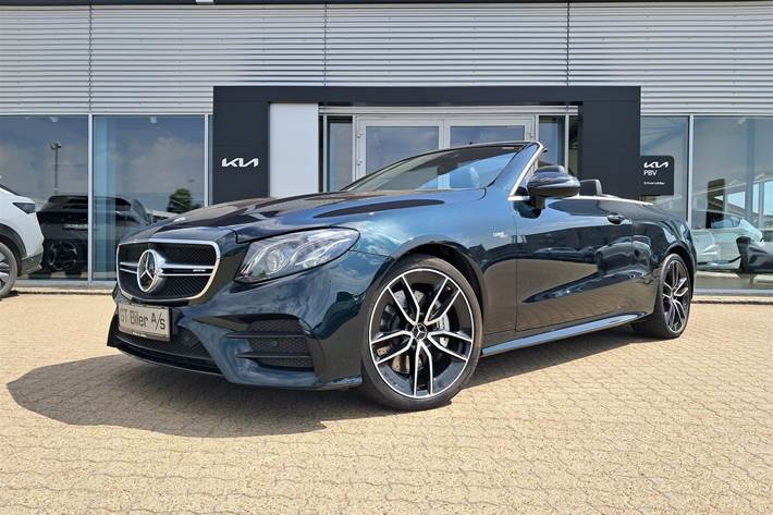 Grøn Mercedes E53 AMG fra 2019