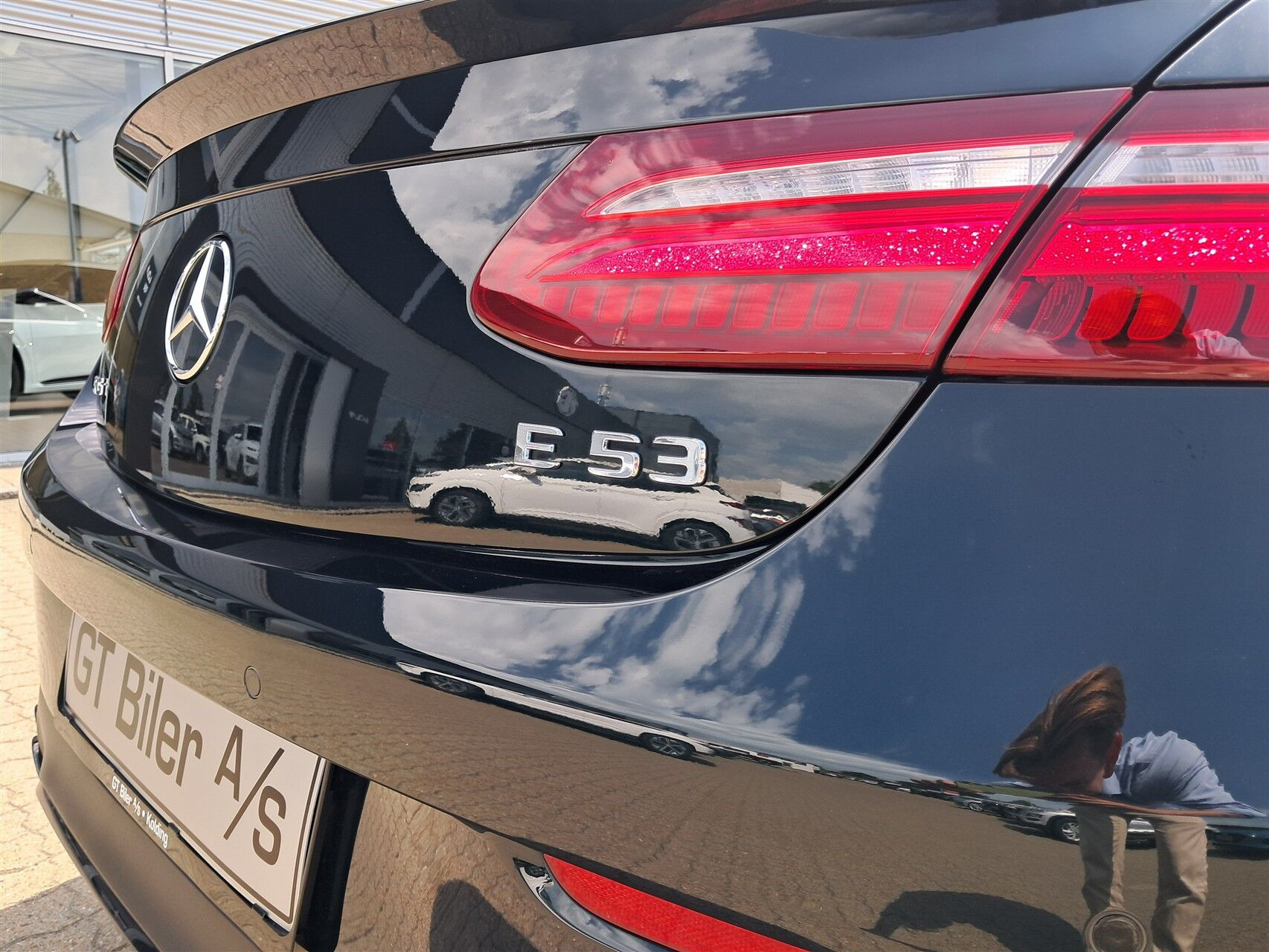 Grøn Mercedes E53 AMG fra 2019