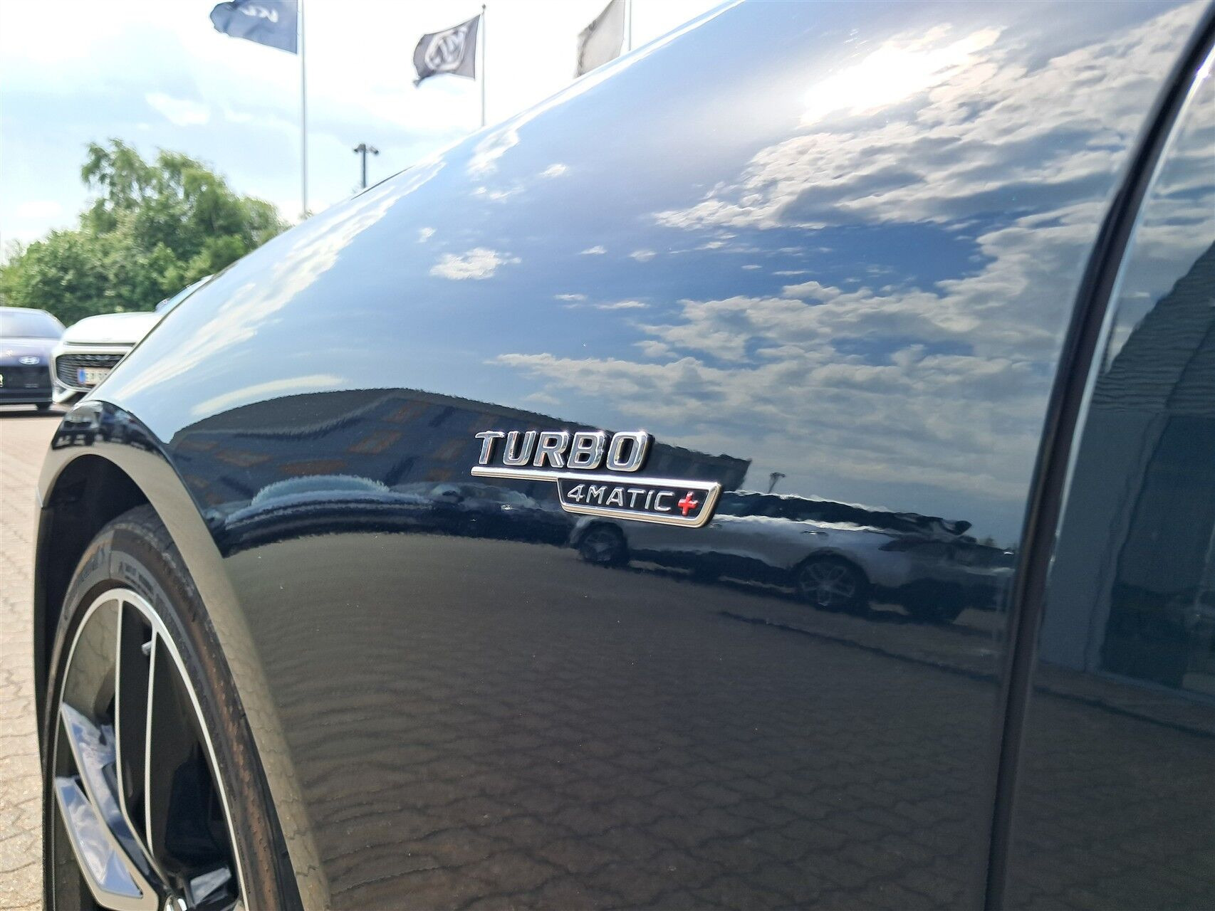 Grøn Mercedes E53 AMG fra 2019