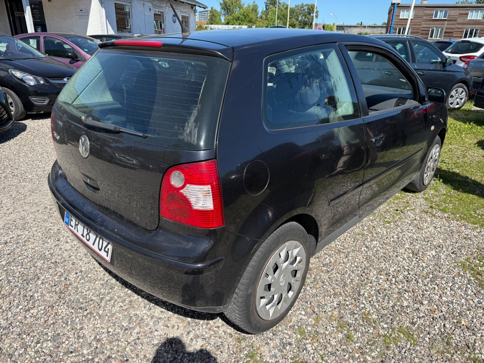 Sort VW Polo fra 2004