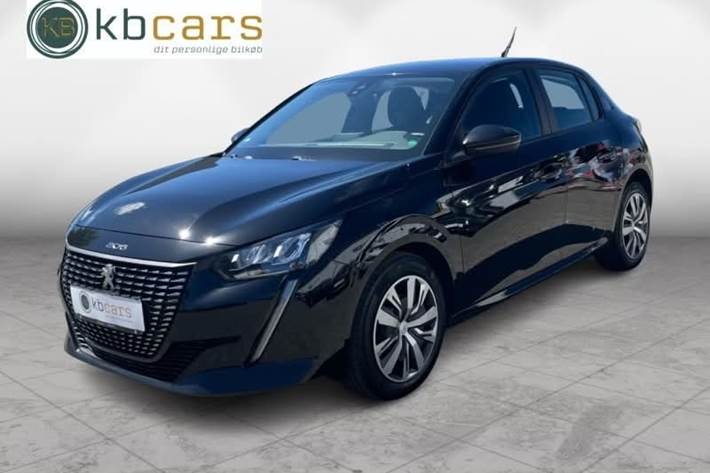 Sort Peugeot 208 fra 2020