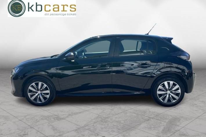 Sort Peugeot 208 fra 2020