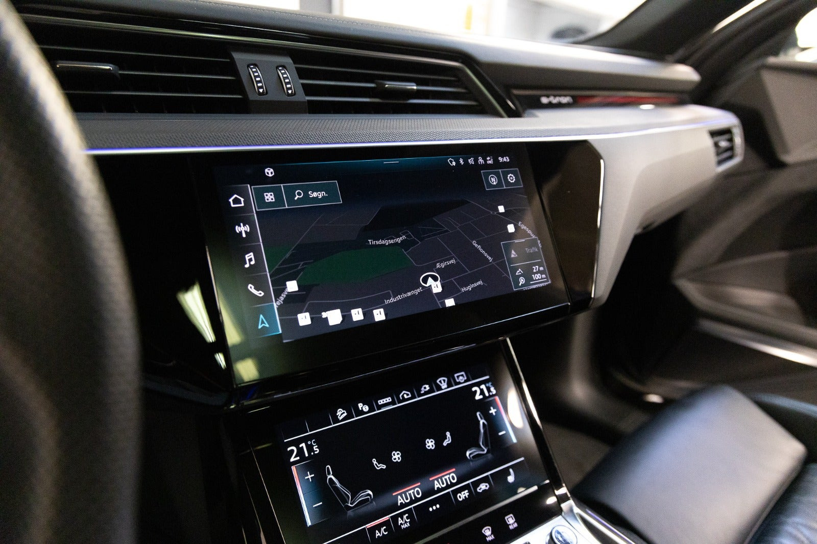 Sort Audi e-tron S fra 2022