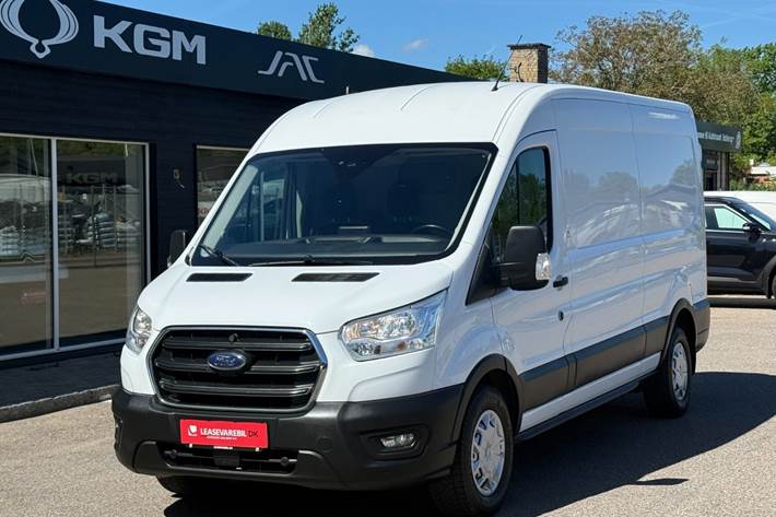 Hvid Ford Transit 350 L3 Van fra 2021
