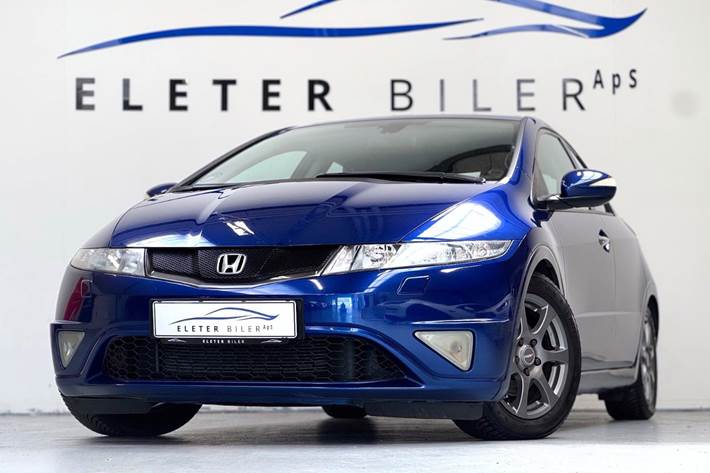 Blå Honda Civic fra 2012