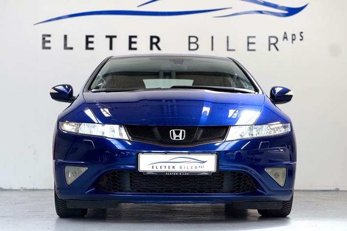 Blå Honda Civic fra 2012