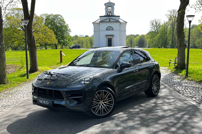Grøn Porsche Macan S fra 2021
