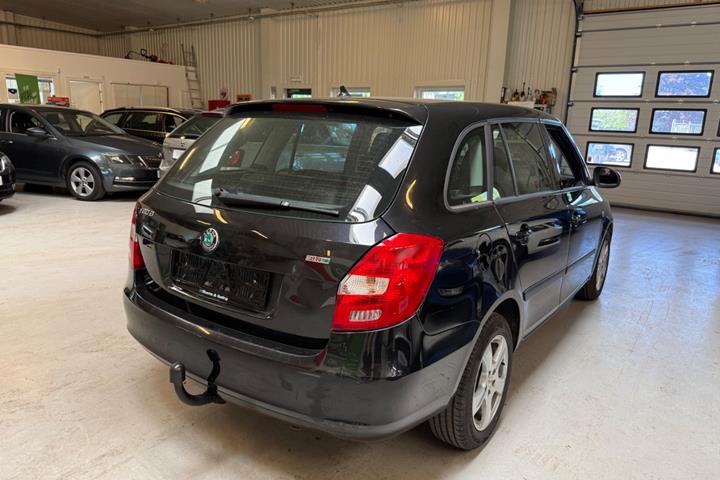 Sort Skoda Fabia fra 2012