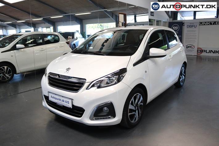 Hvid Peugeot 108 fra 2018
