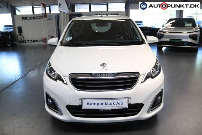 Hvid Peugeot 108 fra 2018