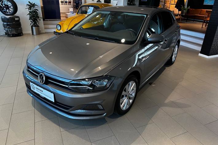 Grå VW Polo fra 2020