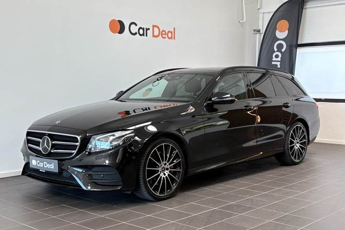 Sort Mercedes E350 d fra 2018
