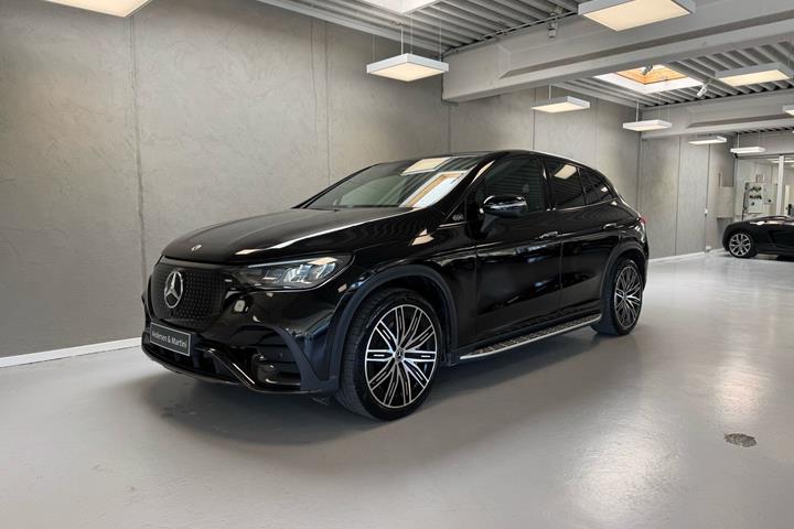 Sort Mercedes EQE 350+ fra 2024