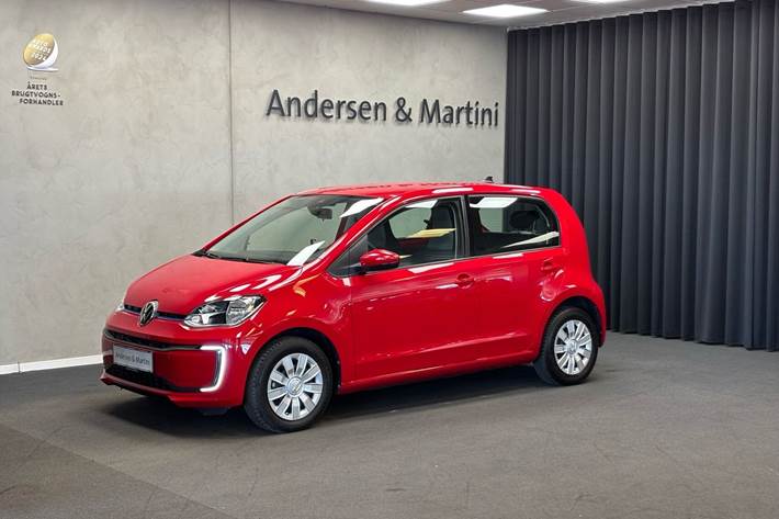 Rød VW e-up fra 2021