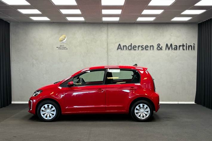 Rød VW e-up fra 2021