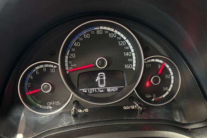 Rød VW e-up fra 2021