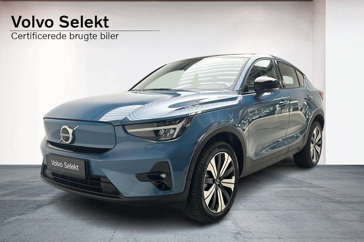 Blå Volvo C40 fra 2023