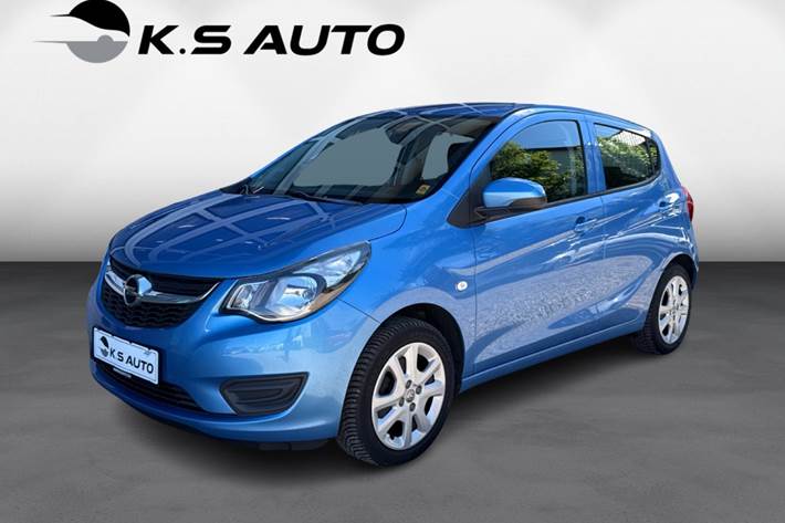 Blå Opel Karl fra 2016