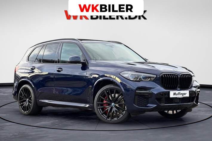 Blå BMW X5 fra 2022
