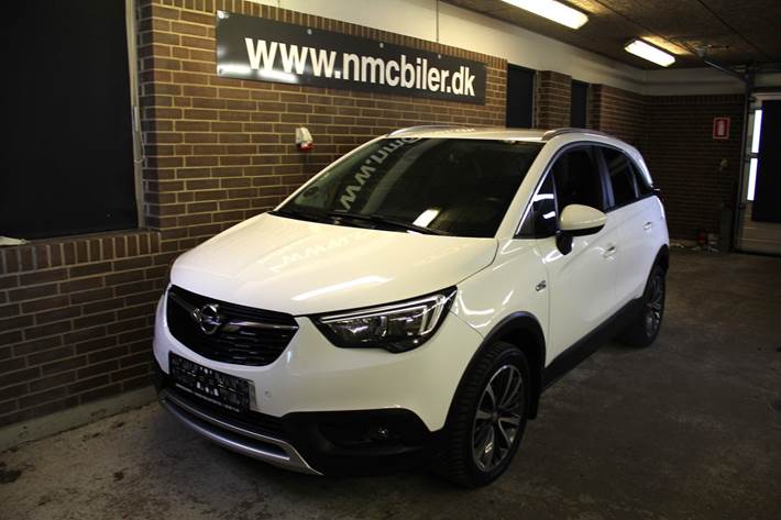 Hvid Opel Crossland X fra 2019