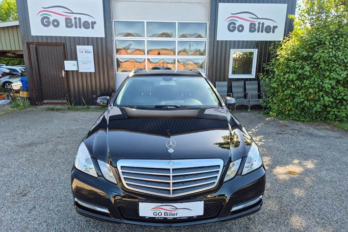 Grøn Mercedes E200 fra 2013