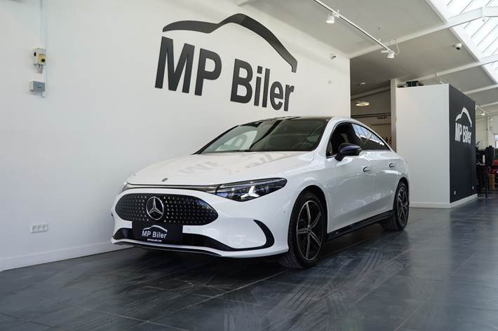 Hvid Mercedes CLA250+ fra 2025