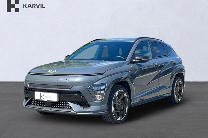 Grå Hyundai Kona fra 2024