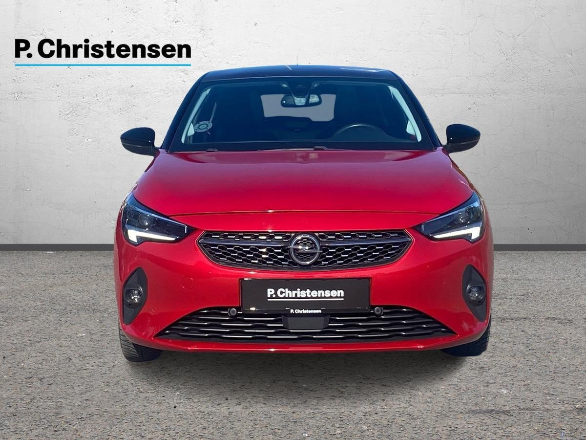 Rød Opel Corsa-e fra 2020