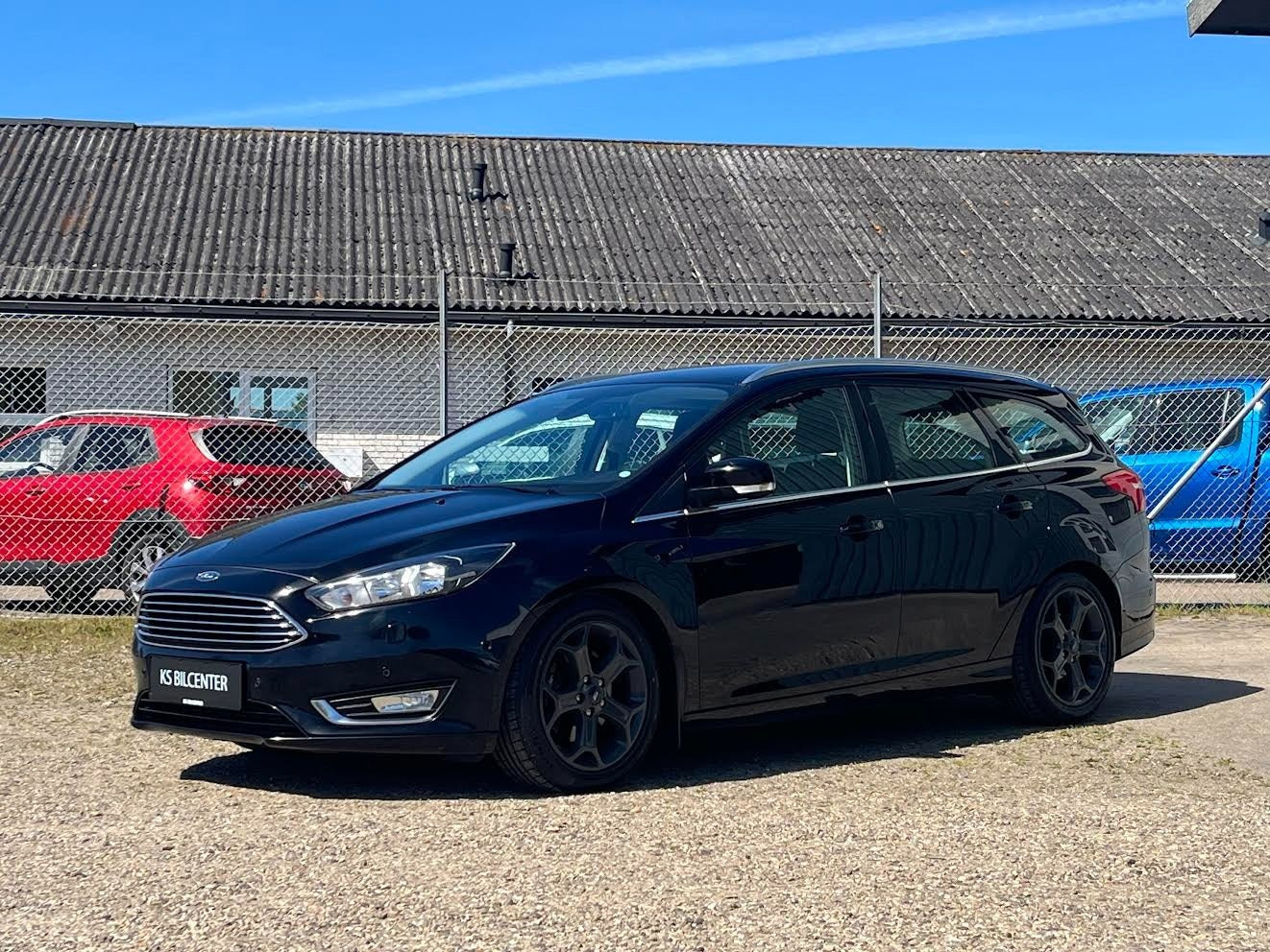 Sort Ford Focus fra 2017
