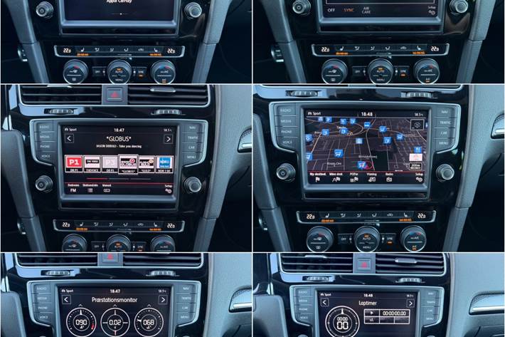 Hvid VW Golf VII fra 2017