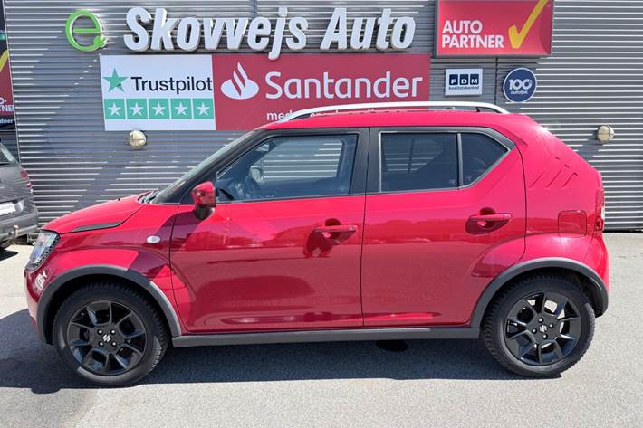 Rød Suzuki Ignis fra 2017