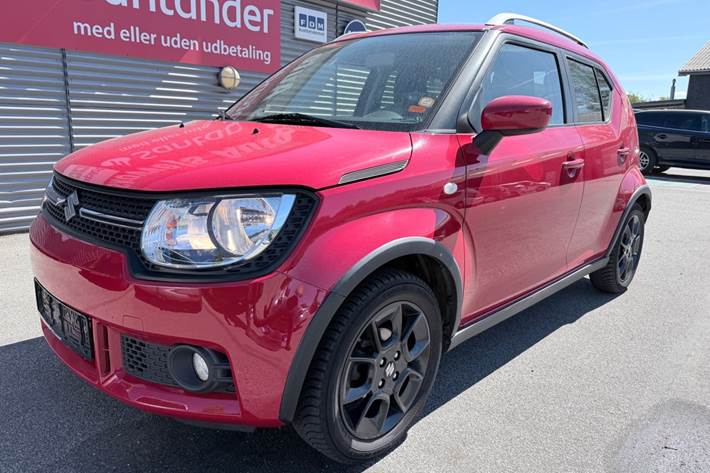 Rød Suzuki Ignis fra 2017